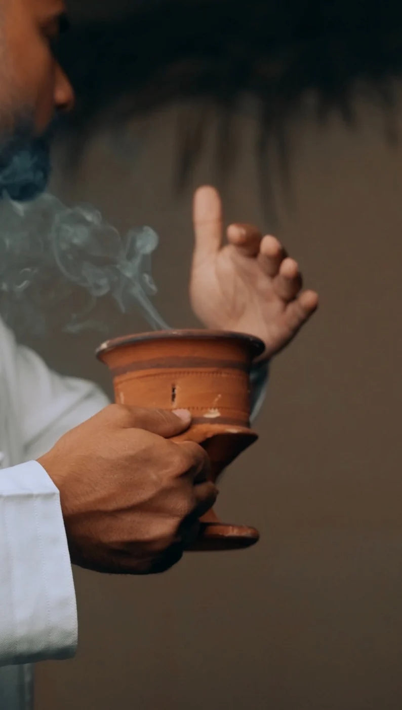 Traditional Bakhour ritual
